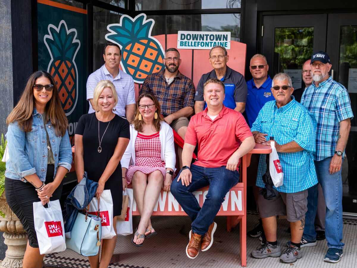 Downtown tour with community leaders